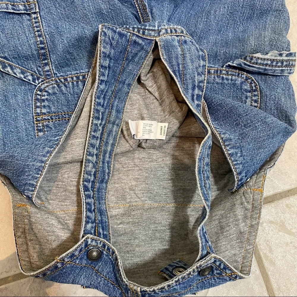 Overalls 12-18 months Gap Denim blue jean,